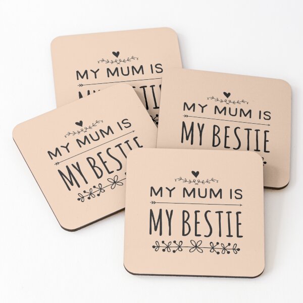 Item preview, My mum is my bestie, mother, motherhood designed and sold by MarJul.