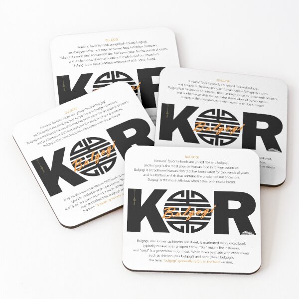 Item preview, Bulgogi, a traditional Korean BBQ_white ver. designed and sold by KDC-art.
