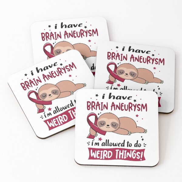 Item preview, Brain Aneurysm Awareness Funny I have Brain Aneurysm i'm allowed to do Weird Things! designed and sold by JanetShop809.