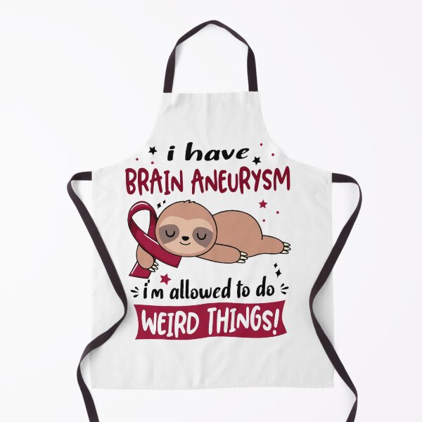 Item preview, Brain Aneurysm Awareness Funny I have Brain Aneurysm i'm allowed to do Weird Things! designed and sold by JanetShop809.
