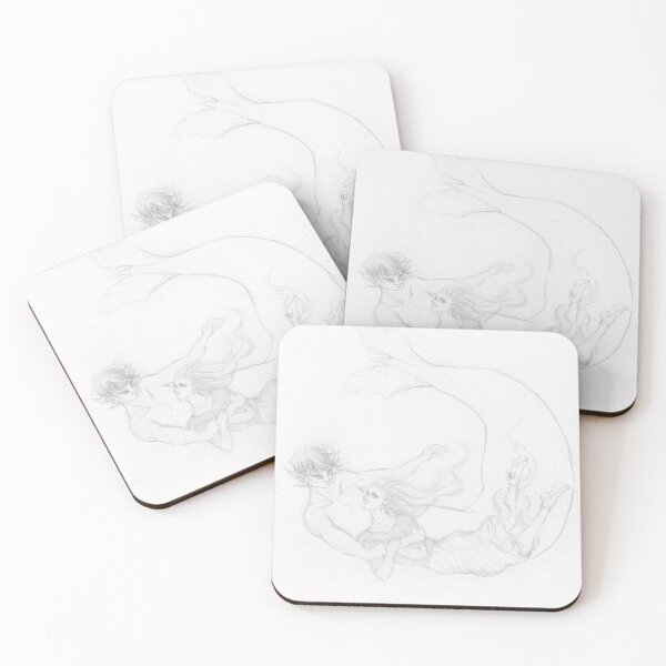 Item preview, Pulled Underwater - Selkie Fairytale Illustration designed and sold by Helena Satterthwaite.