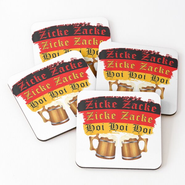 Item preview, German Oktoberfest Zicke Zacke Hoi Tee Funny German Beer T-Shirt size S-5XL designed and sold by ThomasWallss.
