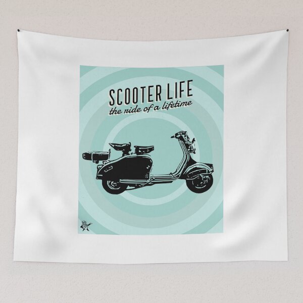 Item preview, Vida de scooter | Scooter italiano clásico de los años 50 designed and sold by Rocketman2017.