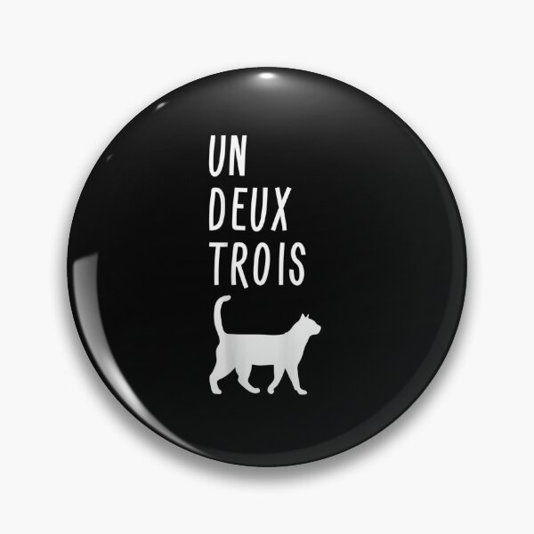 Item preview, Un Deux Trois Cat Funny French Teacher Gift designed and sold by theoemmeline.
