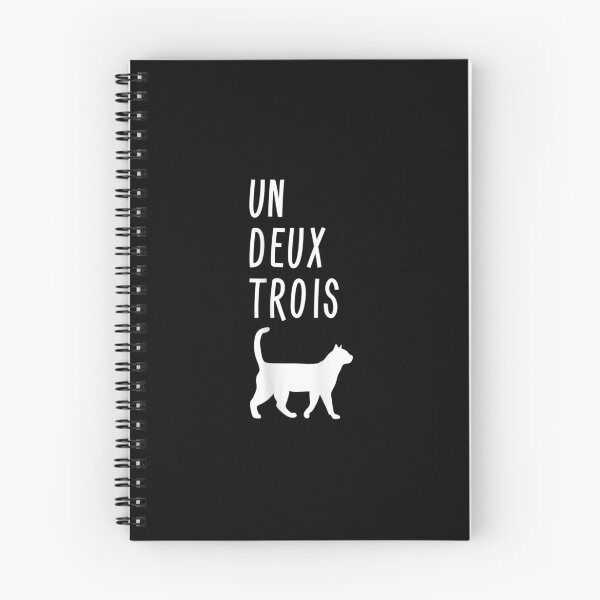 Item preview, Un Deux Trois Cat Funny French Teacher Gift designed and sold by theoemmeline.