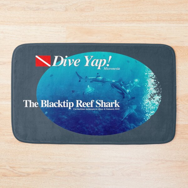 Item preview, Diving Yap with friendly sharks. designed and sold by tank200bar.