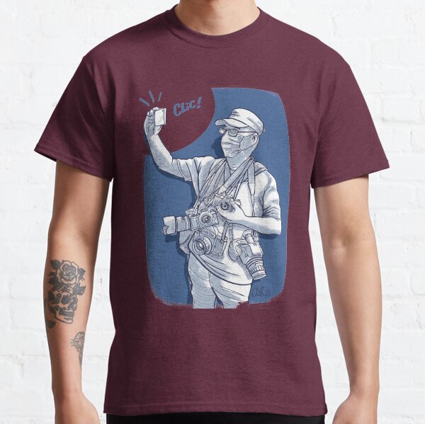 Fotógrafo perezoso Camiseta clásica