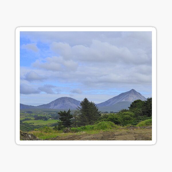 Mount Errigal From A Different Angle Sticker