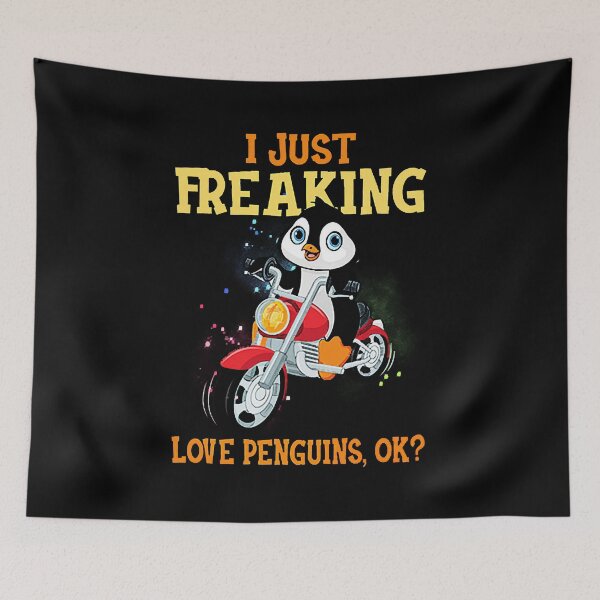 Item preview, I JUST FREAKING LOVE PENGUINS OK designed and sold by Ahmadeshop.