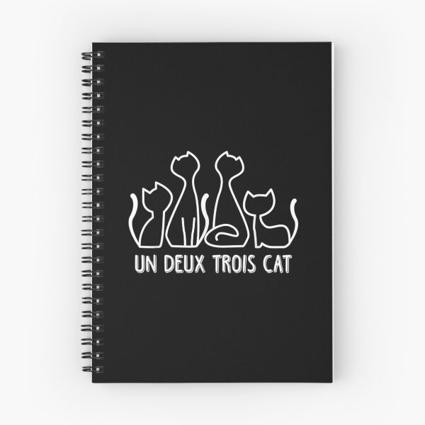 Item preview, Un Deux Trois Cat Funny Cute French Kitty Gift designed and sold by theoemmeline.