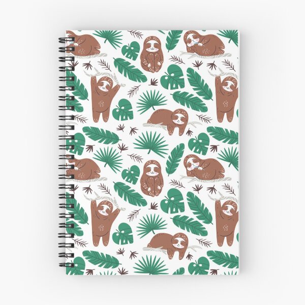 Item preview, Sloths seamless pattern leaf tropial designed and sold by SpecialGift79.