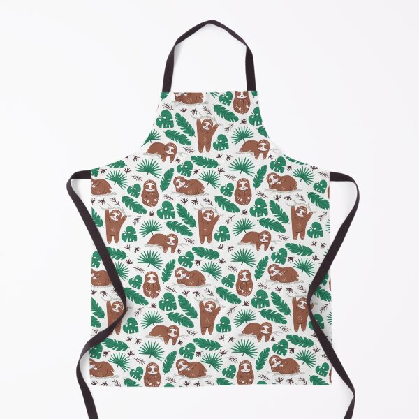 Item preview, Sloths seamless pattern leaf tropial designed and sold by SpecialGift79.
