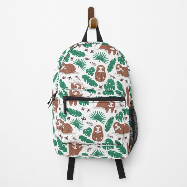 Item preview, Sloths seamless pattern leaf tropial designed and sold by SpecialGift79.