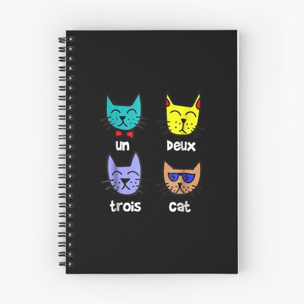 Item preview, Cute Abstract Un Deux Trois Cat French Kitty designed and sold by theoemmeline.