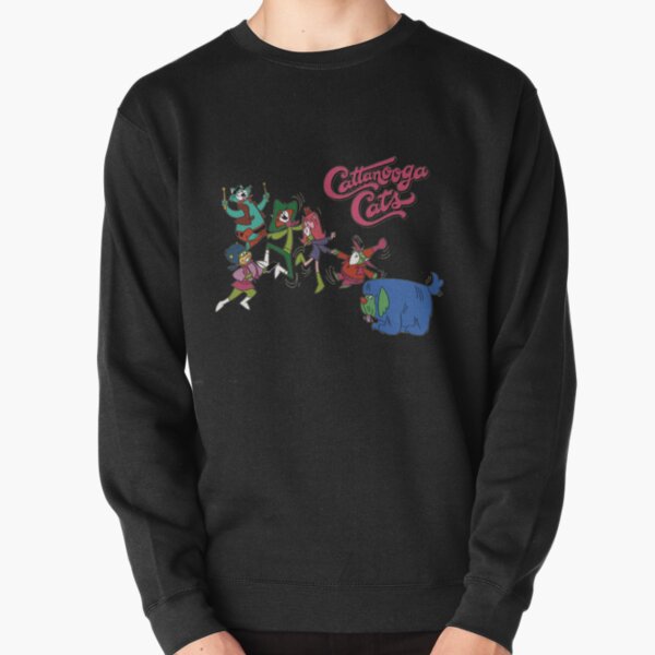 Cattanooga Cats - Saturday Morning Hong Kong Phooey cartoon karate dog Pullover Sweatshirt