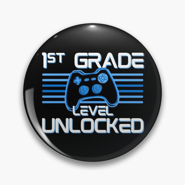 Artikelvorschau, 1st Grade Level Unlocked First Grade Video Game Player Gear entworfen und verkauft von DynamicDesign.
