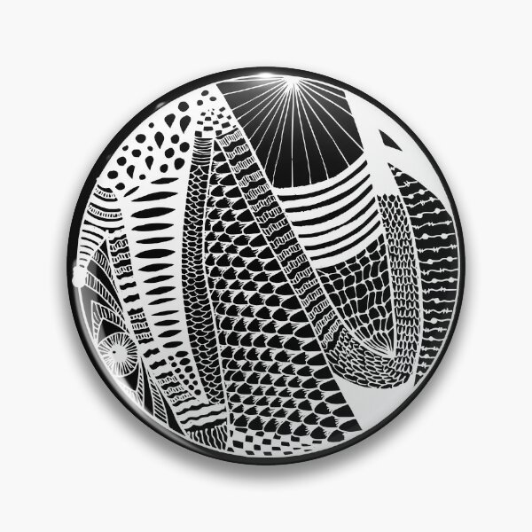 Item preview, Snake Eye Circle Zentangle Pattern Design designed and sold by kerimeart.