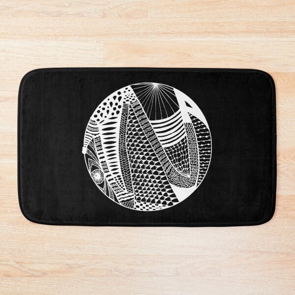 Item preview, Snake Eye Circle Zentangle Pattern Design designed and sold by kerimeart.