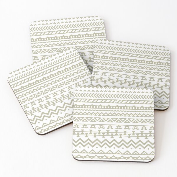 Item preview, Sage Aztec Boho Pattern designed and sold by Sadia Zaman.