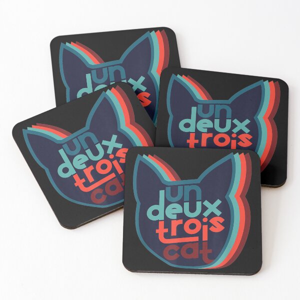 Item preview, Un Deux Trois Cat Counting Numbers in French designed and sold by theoemmeline.