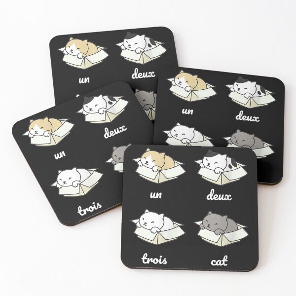 Item preview, Womens un deux trois cat Funny man and woman designed and sold by theoemmeline.