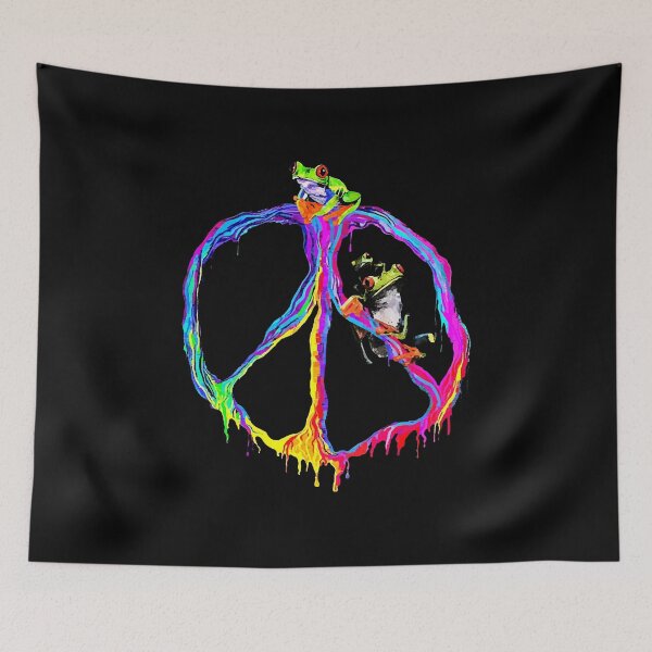 Item preview, FROG PEACE COLORFUL designed and sold by Ahmadeshop.