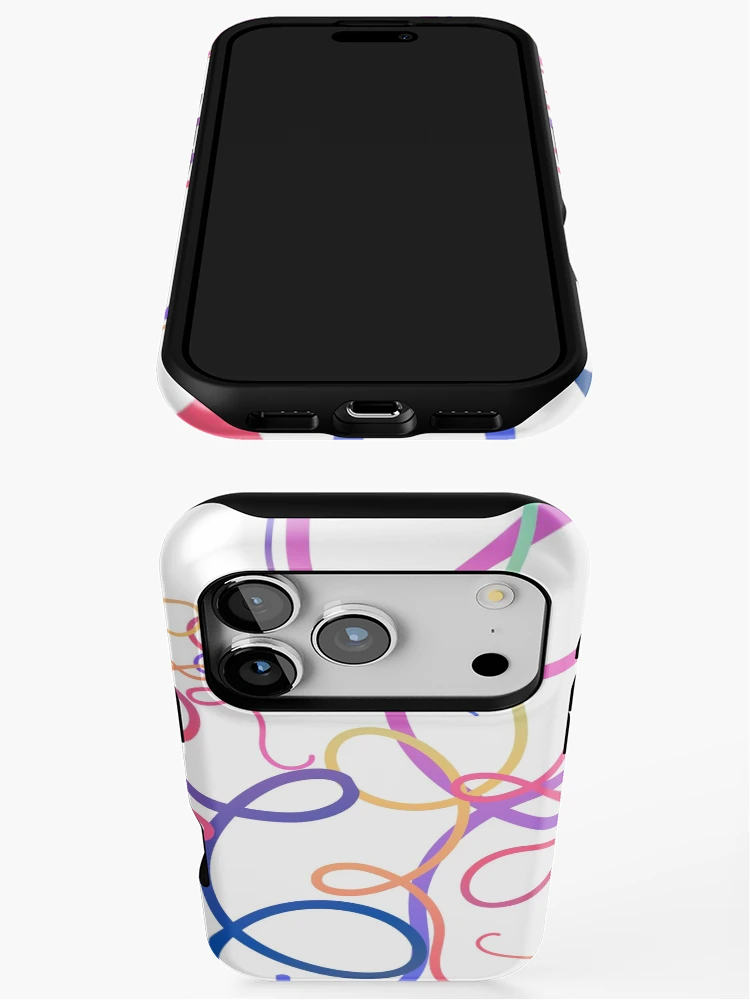 Thumbnail 3 of 4, iPhone Case, Colourful Ribbons designed and sold by RiadMannan.