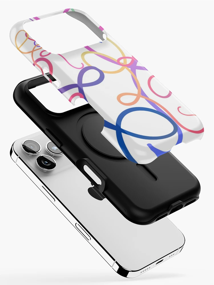 Thumbnail 2 of 4, iPhone Case, Colourful Ribbons designed and sold by RiadMannan.