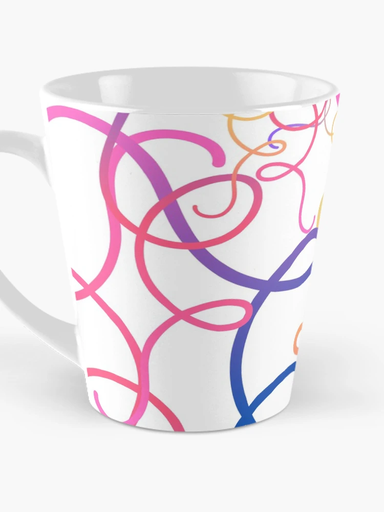 Thumbnail 3 of 4, Coffee Mug, Colourful Ribbons designed and sold by RiadMannan.