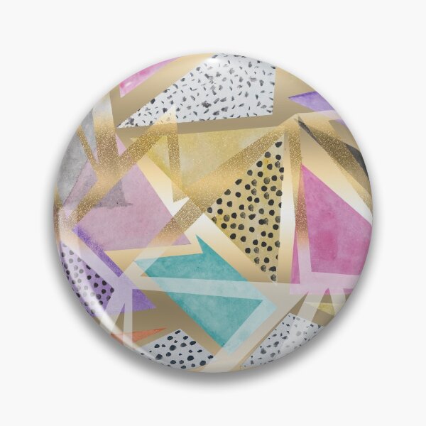 Item preview, Geometric Triangles Watercolor Paint Pattern designed and sold by InovArtS.