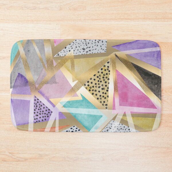 Item preview, Geometric Triangles Watercolor Paint Pattern designed and sold by InovArtS.