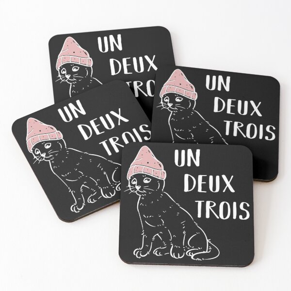 Item preview, Un Deux Trois Cat - Cute French Cat designed and sold by theoemmeline.