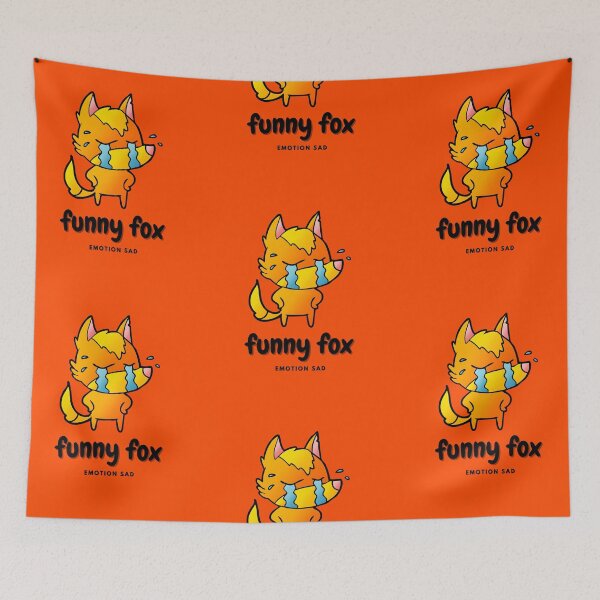 Item preview, funny fox t shirt emotion sad designed and sold by KD8264.