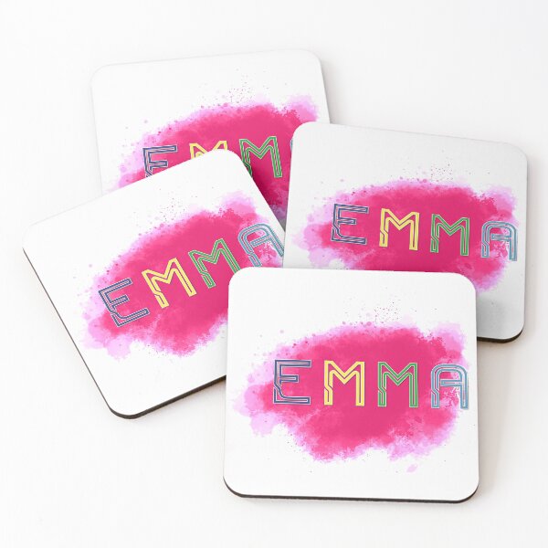 Item preview, Happy birthday kid EMMA name on black designed and sold by Design your dreams.
