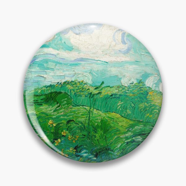 Artikelvorschau, Grüne Weizenfelder, Auvers, von Vincent van Gogh entworfen und verkauft von Irina Polyanskaya.