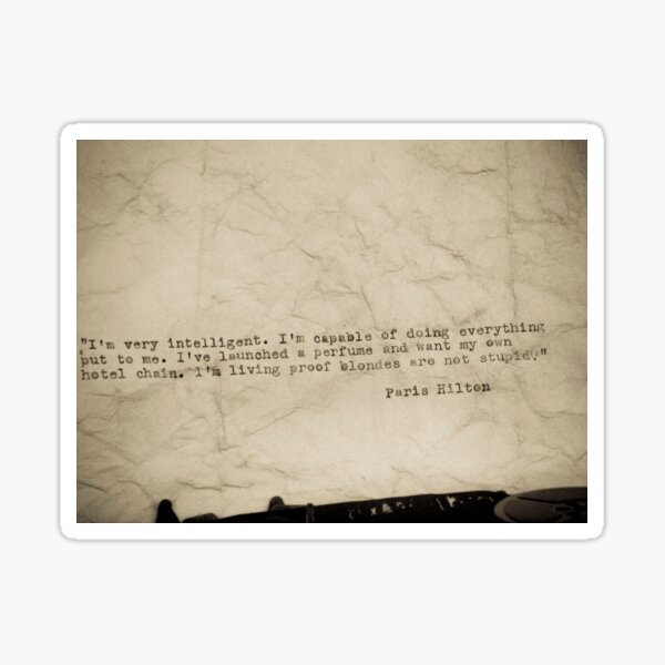 Note from Paris Sticker
