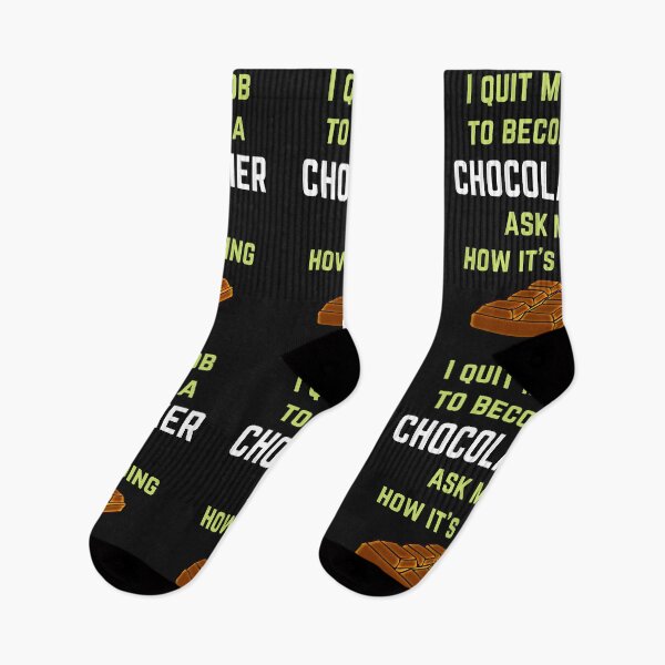 Item preview, I quit my job to become a chocolatier ask me how it's going designed and sold by DesignsofNote.