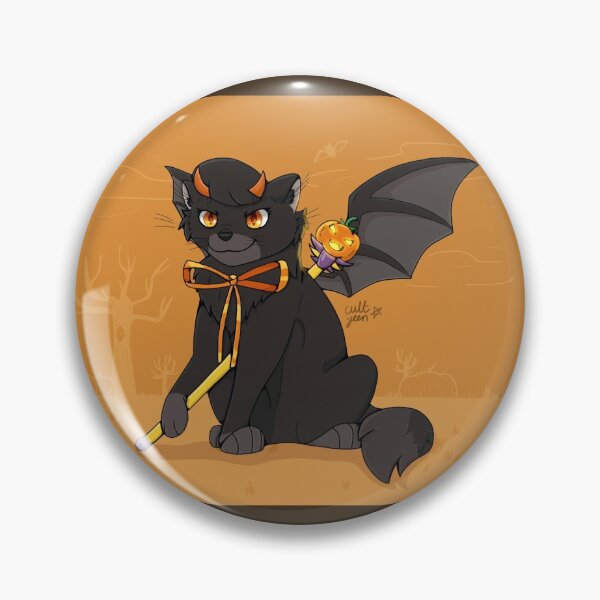 Item preview, Pumpkin patch bat cat designed and sold by cultyeenart.