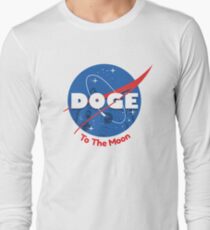 Doge Nasa Long Sleeve T-Shirt