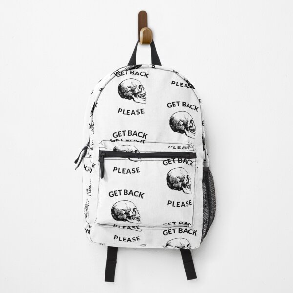 Item preview, Get Back Please Skull Social Distancing Artwork designed and sold by art-fox.