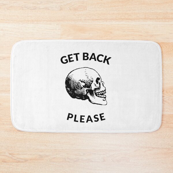 Item preview, Get Back Please Skull Social Distancing Artwork designed and sold by art-fox.
