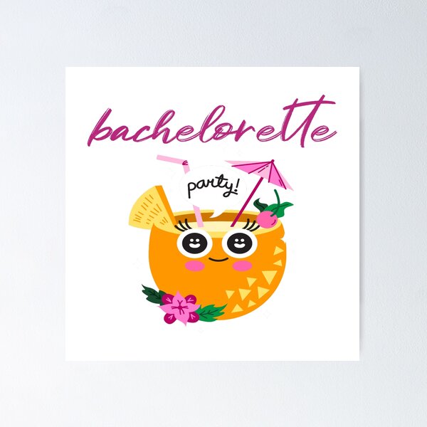 Item preview, BEBIDA DE FIESTA DE BACHELORETTE designed and sold by RetroPlaceee.