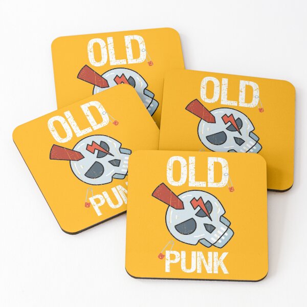 Item preview, Old Punk Skull Distressed designed and sold by Happy Puppy Print On Demand.