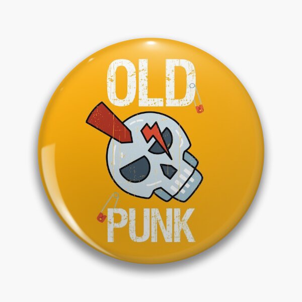 Item preview, Old Punk Skull Distressed designed and sold by Happy Puppy Print On Demand.