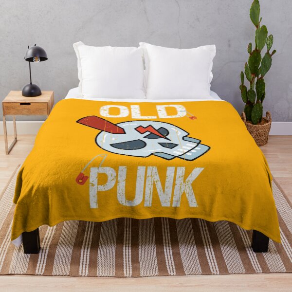 Item preview, Old Punk Skull Distressed designed and sold by Happy Puppy Print On Demand.