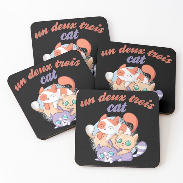 Item preview, Un Deux Trois Cat | Funny French Cat Joke Quote | designed and sold by theoemmeline.