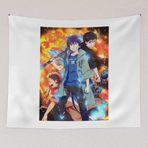 Item preview, Rin suguro yukio exorcist fantasy blue poster designed and sold by DarylBernice.