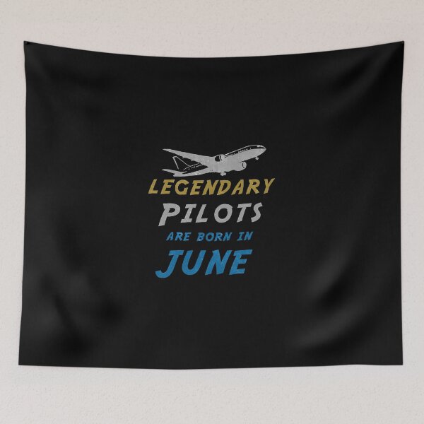 Artikelvorschau, Legendäre Piloten werden im Juni geboren Geburtstag Pilot Airliner entworfen und verkauft von KesarHosaka95.