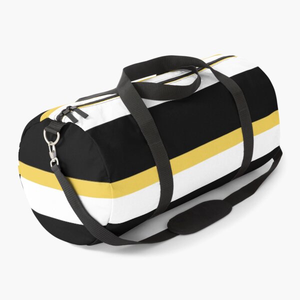 Item preview, Gold, black and white, horizontal stripes, Quilted Patterns, Black White Striped,Solid Gold, Black And Gold designed and sold by bubbley2021.