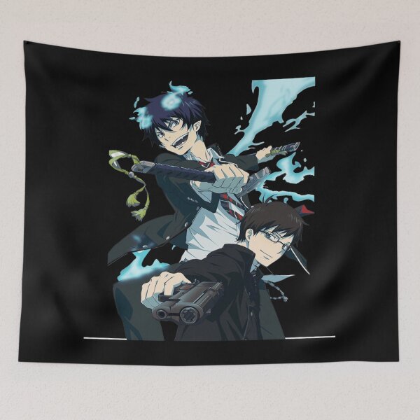 Item preview, Yukio and rin fight exorcist fantasy blue manga designed and sold by DarylBernice.